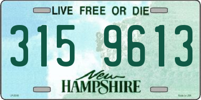 NH license plate 3159613