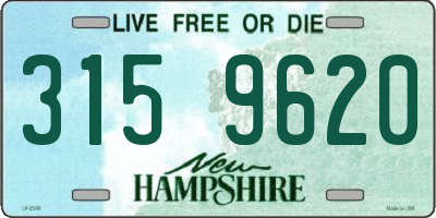 NH license plate 3159620