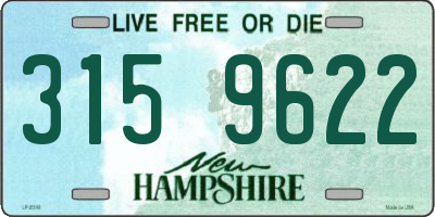 NH license plate 3159622