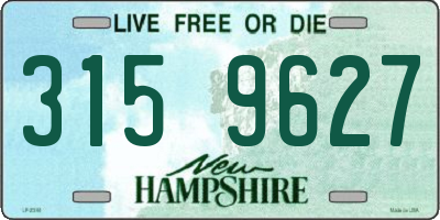 NH license plate 3159627
