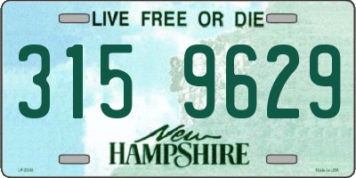 NH license plate 3159629