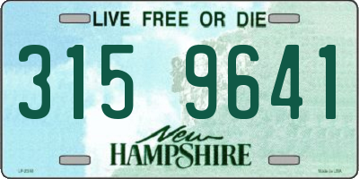 NH license plate 3159641
