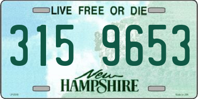 NH license plate 3159653