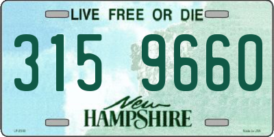 NH license plate 3159660