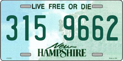 NH license plate 3159662