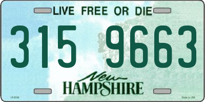 NH license plate 3159663