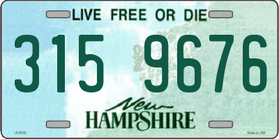 NH license plate 3159676