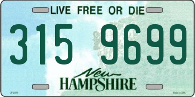 NH license plate 3159699