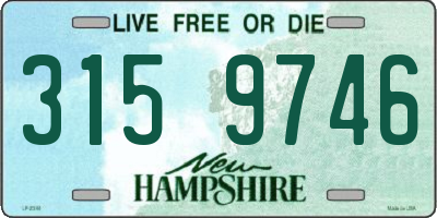 NH license plate 3159746