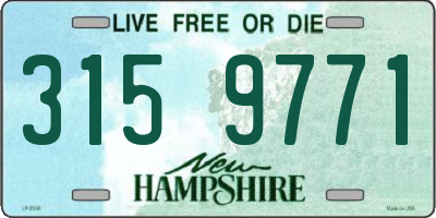 NH license plate 3159771