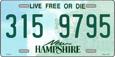 NH license plate 3159795