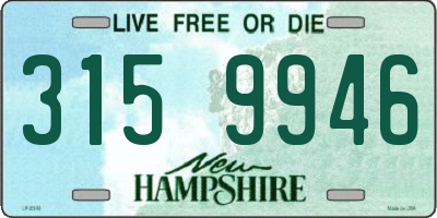 NH license plate 3159946
