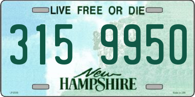 NH license plate 3159950