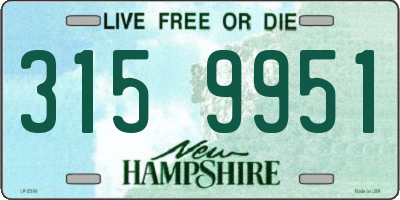 NH license plate 3159951