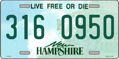 NH license plate 3160950