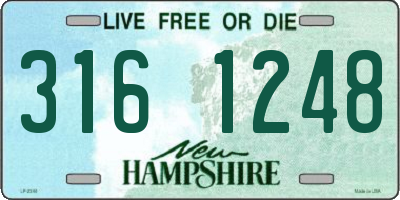 NH license plate 3161248