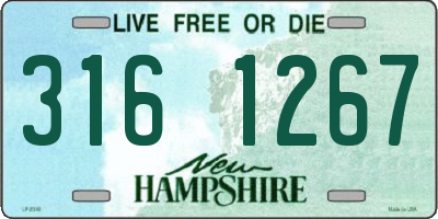 NH license plate 3161267
