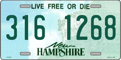 NH license plate 3161268