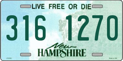 NH license plate 3161270