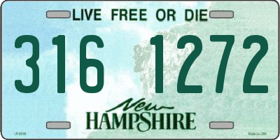 NH license plate 3161272