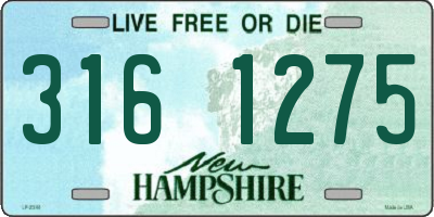NH license plate 3161275