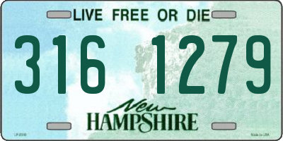 NH license plate 3161279