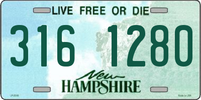 NH license plate 3161280