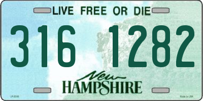 NH license plate 3161282