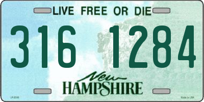 NH license plate 3161284