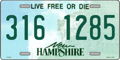 NH license plate 3161285