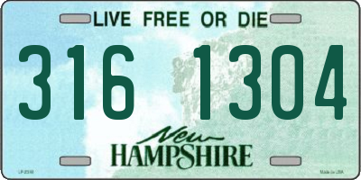 NH license plate 3161304