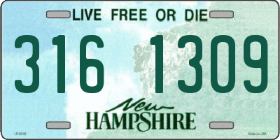 NH license plate 3161309