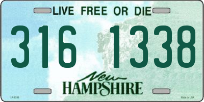NH license plate 3161338