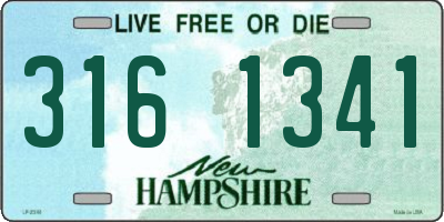 NH license plate 3161341