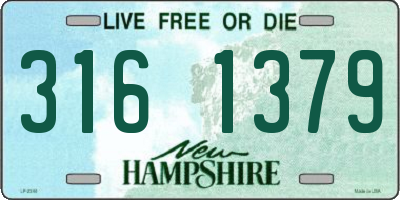 NH license plate 3161379