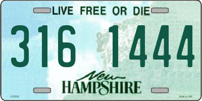 NH license plate 3161444