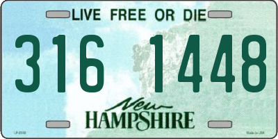 NH license plate 3161448
