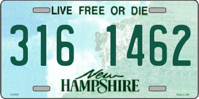NH license plate 3161462
