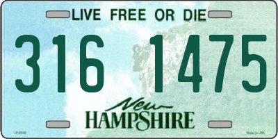 NH license plate 3161475