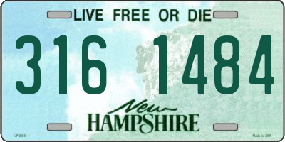 NH license plate 3161484