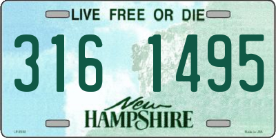 NH license plate 3161495