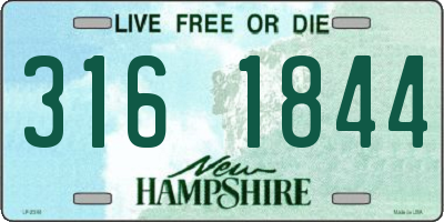 NH license plate 3161844
