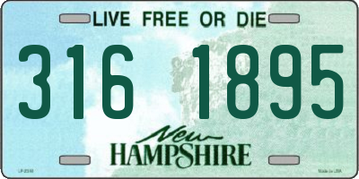 NH license plate 3161895