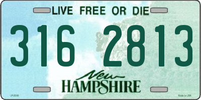 NH license plate 3162813