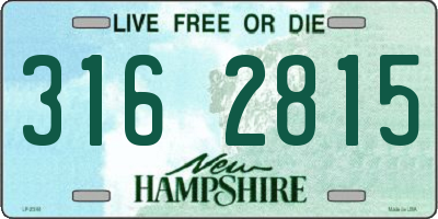 NH license plate 3162815