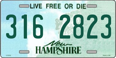 NH license plate 3162823