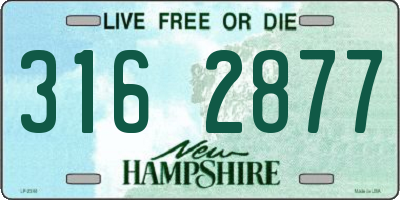 NH license plate 3162877