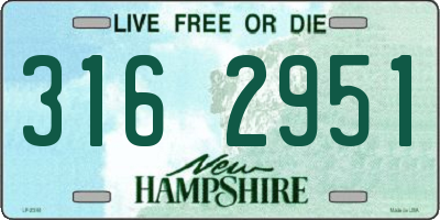 NH license plate 3162951