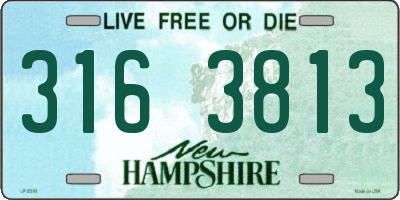 NH license plate 3163813