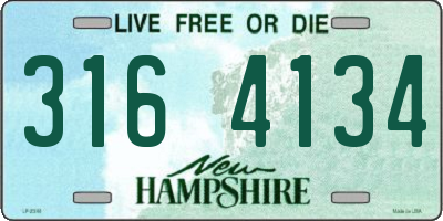 NH license plate 3164134